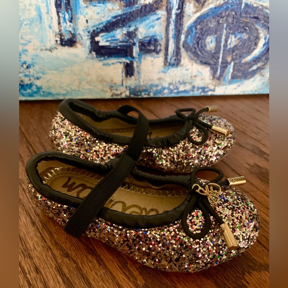 Glitter Sam Edelman Felicia Ballet Flats - Picture 13 of 17